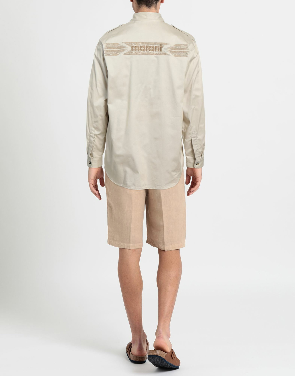 Isabel Marant Mens Shirt in Beige