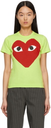 COMME des GARÇONS PLAY Green Big Heart T-Shirt