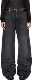 AVAVAV Black Smock Detailed Jeans