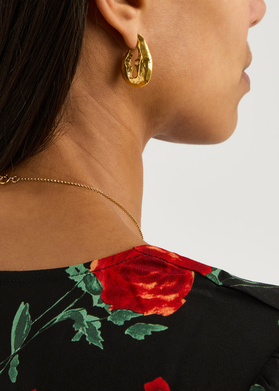 Alighieri The Gilded Crustacean 24kt Gold-plated Hoop Earrings - One Size