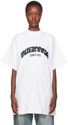 Balenciaga White Back Flip T-Shirt