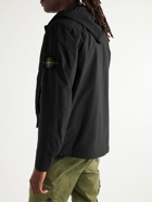 Stone Island - Logo-Appliquéd Shell Hooded Jacket - Black