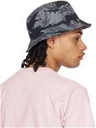 BAPE Black & Gray Tiger Camo Bucket Hat
