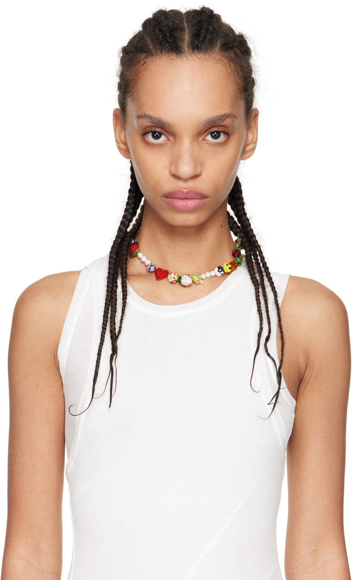 Pura Utz Multicolor 'Un Poco Loco' Necklace