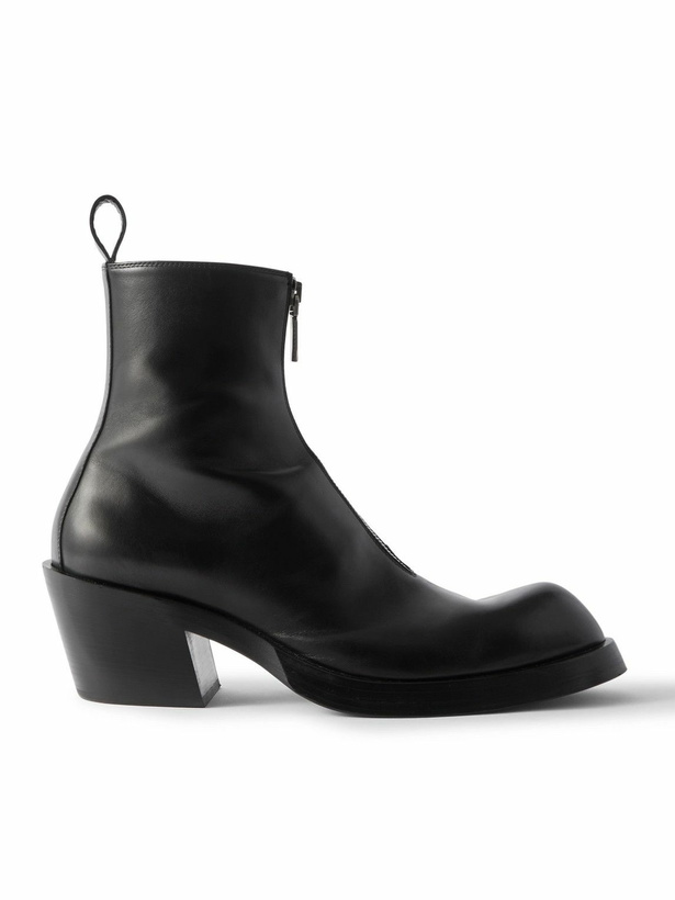 Photo: McQueen - Sparrow Leather Ankle Boots - Black