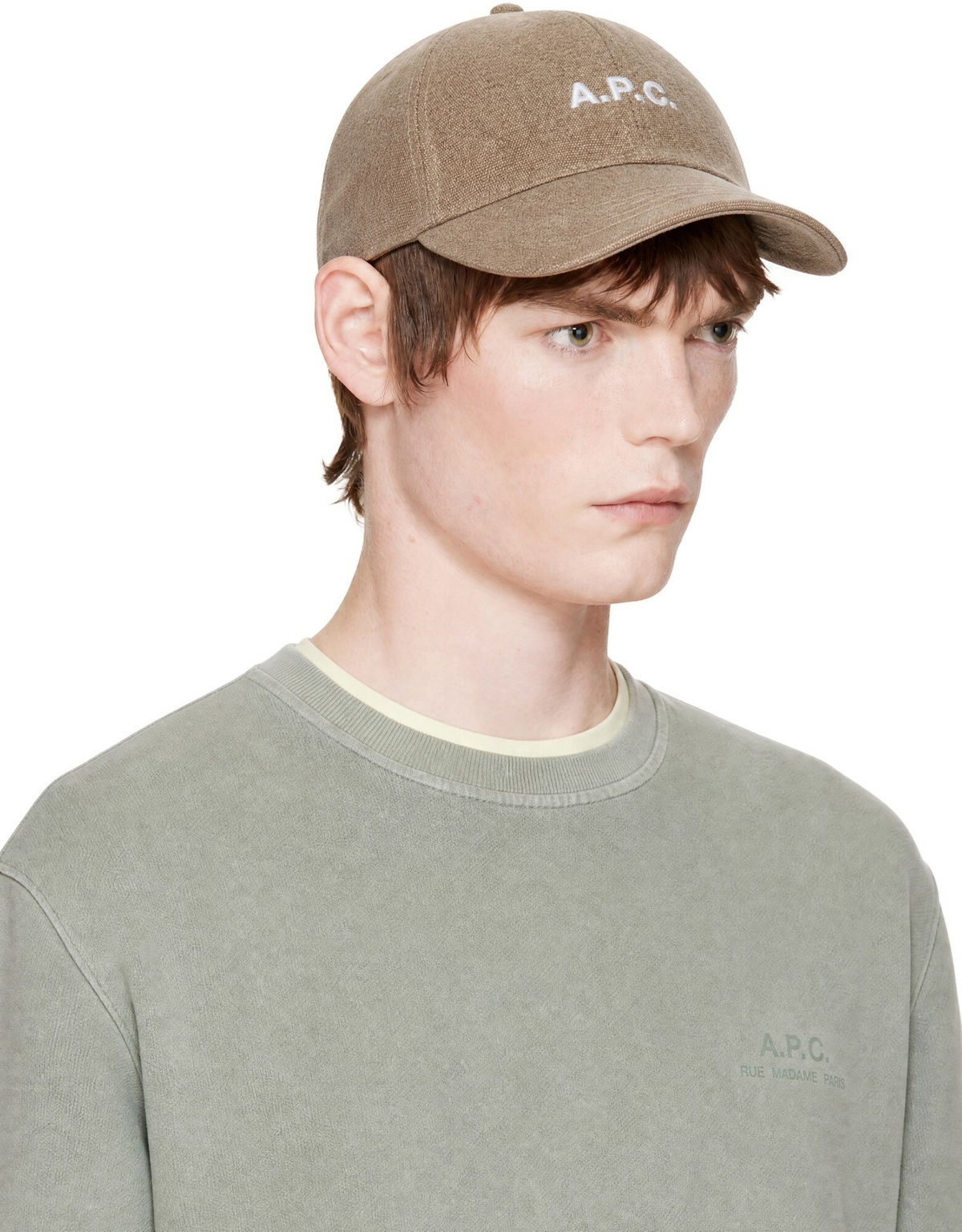 A.P.C. Brown Charlie Baseball Cap