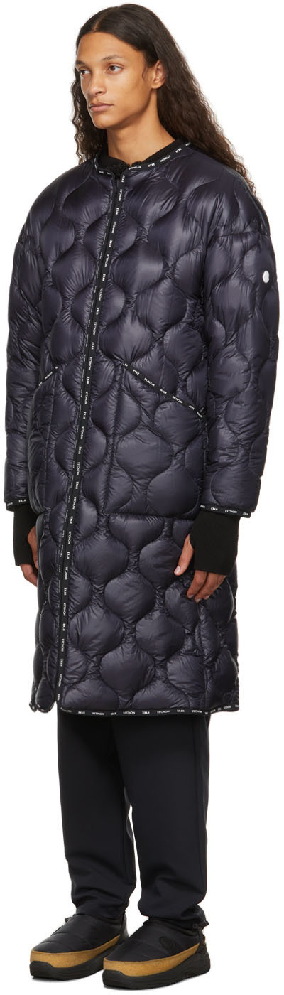 Moncler Genius 4 Moncler HYKE Navy Down Languard Coat Moncler Genius