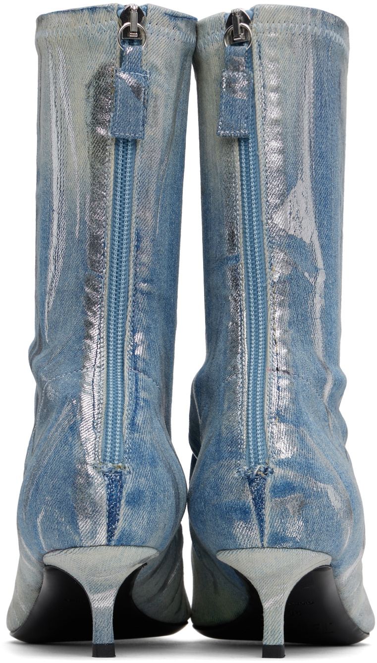 【関税込み】Diesel ブルー D-Venus Kittie Bt ブーツ Diesel Blue D-Venus Kittie Bt Boots Diesel