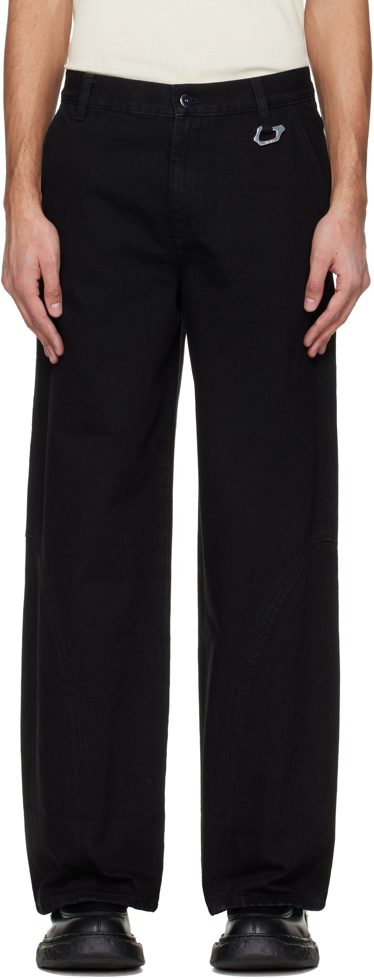 HELIOT EMIL Black Inertia Trousers Heliot Emil