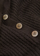 Guest In Residence Waffle-knit Cashmere top Black