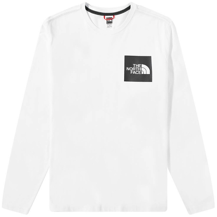 Photo: The North Face Men's Long Sleeve Fine T-Shirt in White