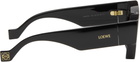 LOEWE Black Paula's Ibiza Goggle Rectangle Sunglasses