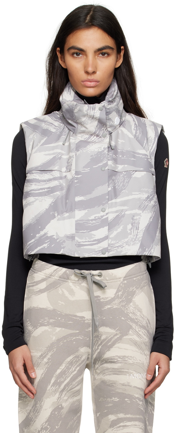 Moncler Genius 4 Moncler HYKE Gray Vanilis Down Vest