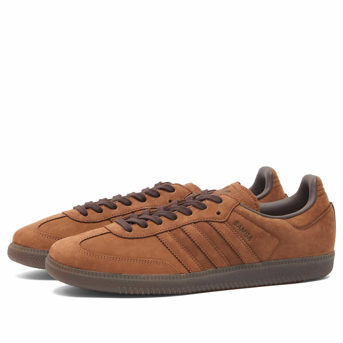 Adidas Men's Samba OG Sneaker in Preloved Brown/Aurora Coffee/Gum