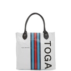 TOGA ARCHIVES Women's TOGA Logo Tote Bag Small in White 