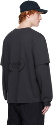 Still Kelly Black Layered 'Winner' T-shirt