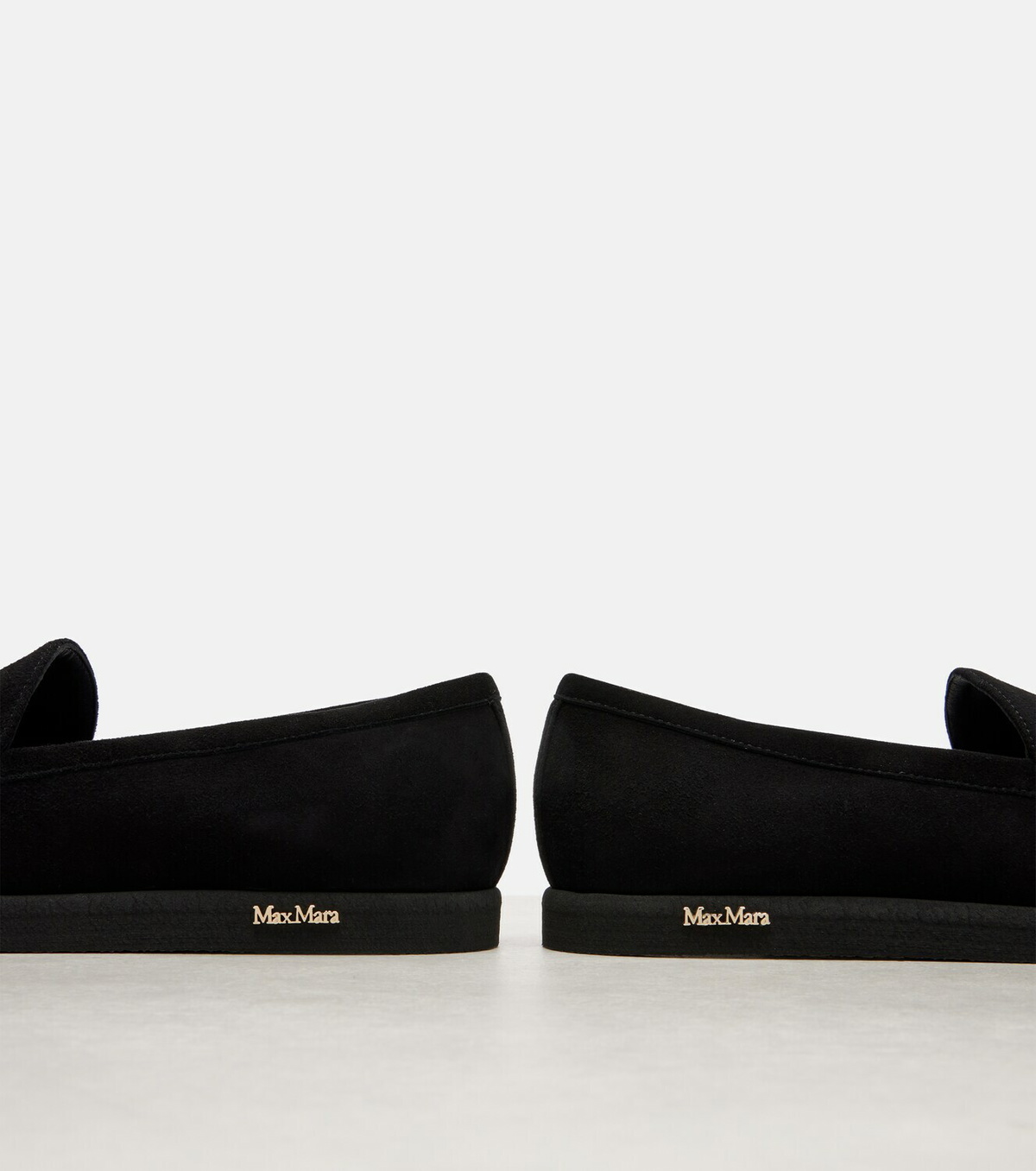 Max Mara Softmoc suede moccasins