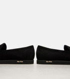 Max Mara Softmoc suede moccasins