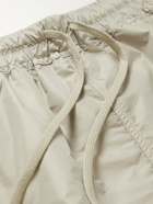 Rick Owens - Champion Dolphin Logo-Embroidered Recycled Shell Drawstring Shorts - Neutrals