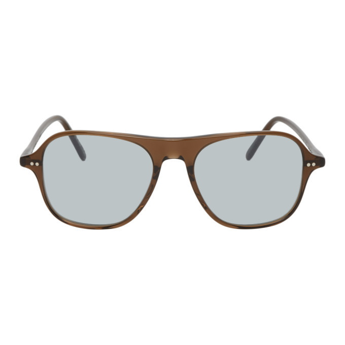 Photo: Oliver Peoples Brown Square Nilos Sunglasses