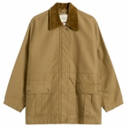 Nothing Written Women's Mole Skin Hunting Cotton Jacket in Khaki