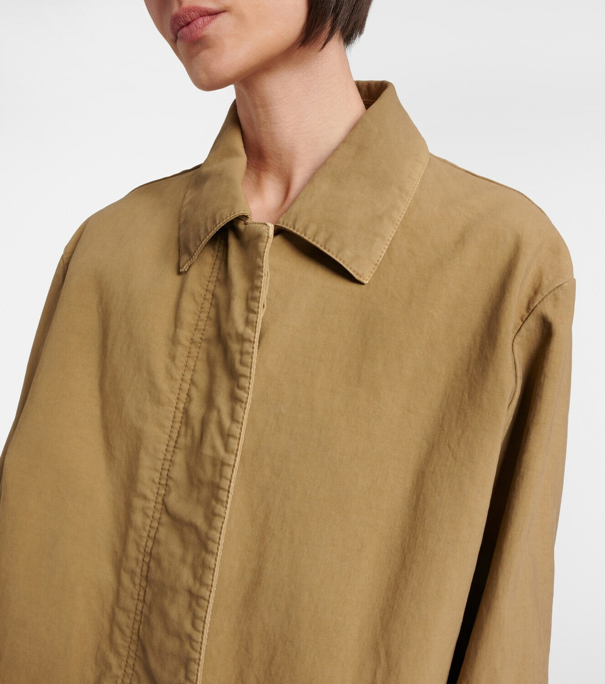 The Row Baeza cotton jacket