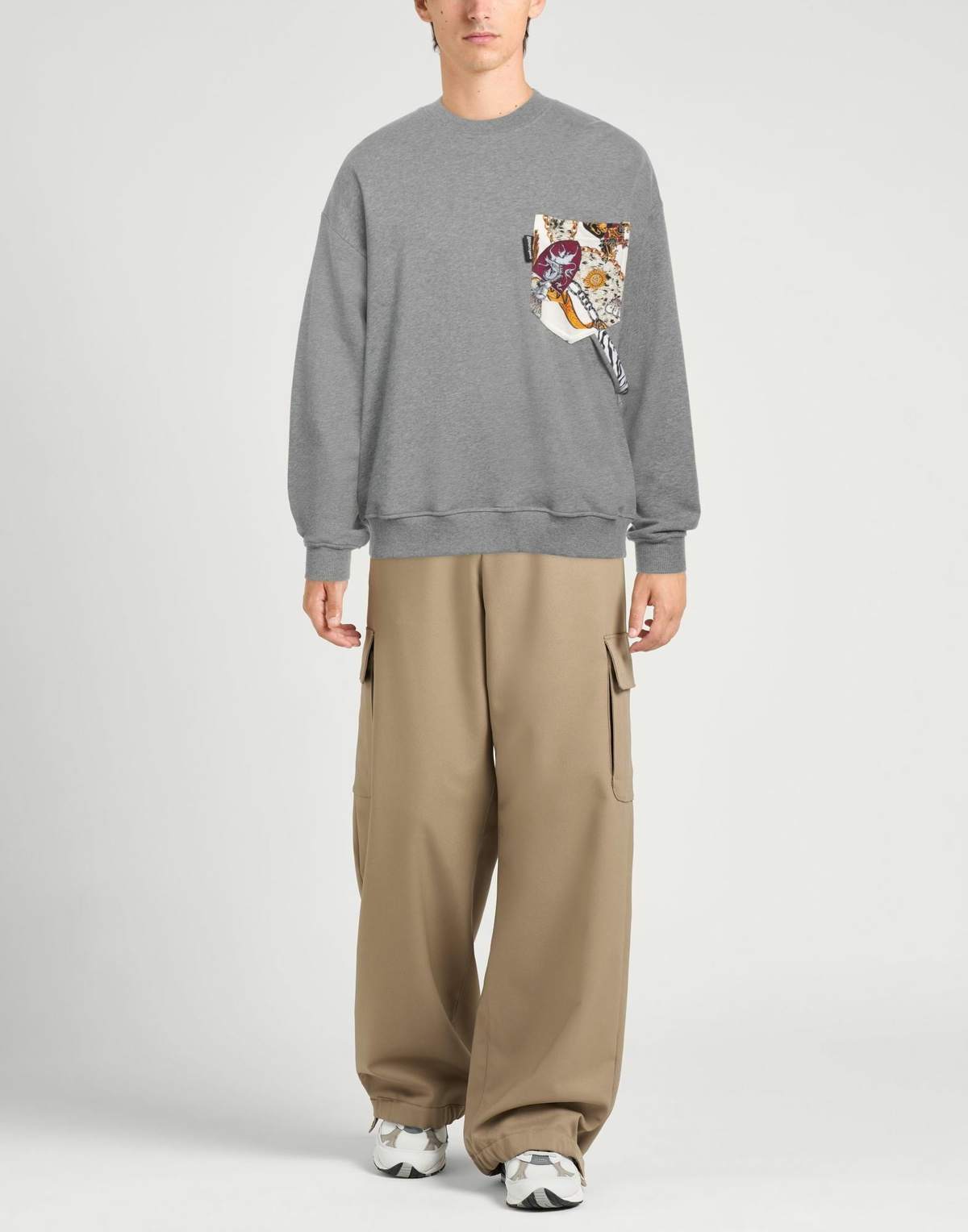 Just Cavalli Mens Sweatshirt in Grey