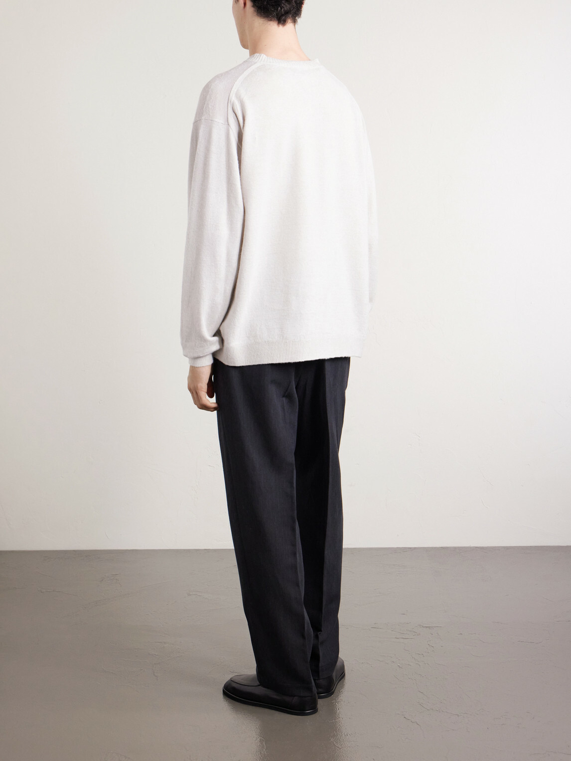 ATON - Linen and Cotton-Blend Sweater - Neutrals