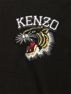 KENZO PARIS - Tiger Embroidery Cotton Jersey T-shirt
