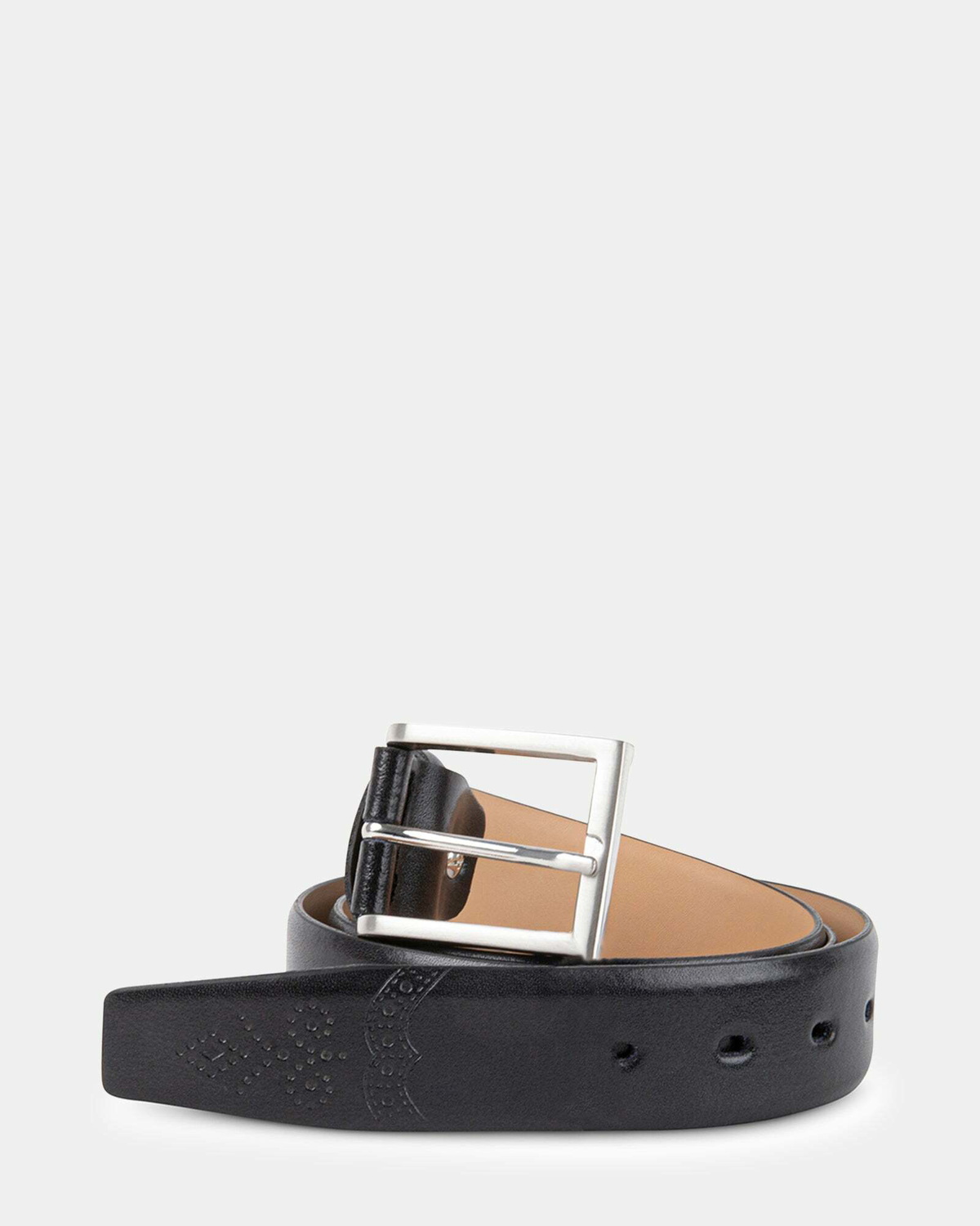 Steve Madden Ronnie Belt in Black