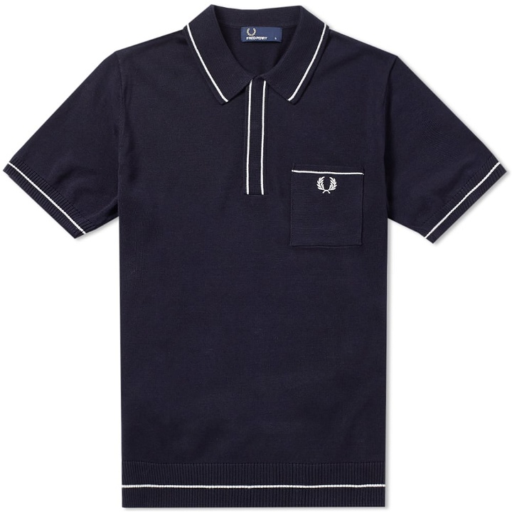Photo: Fred Perry Fine Tipped Knitted Shirt