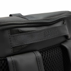 Rains Men's Trial Cargo Backpack in Black