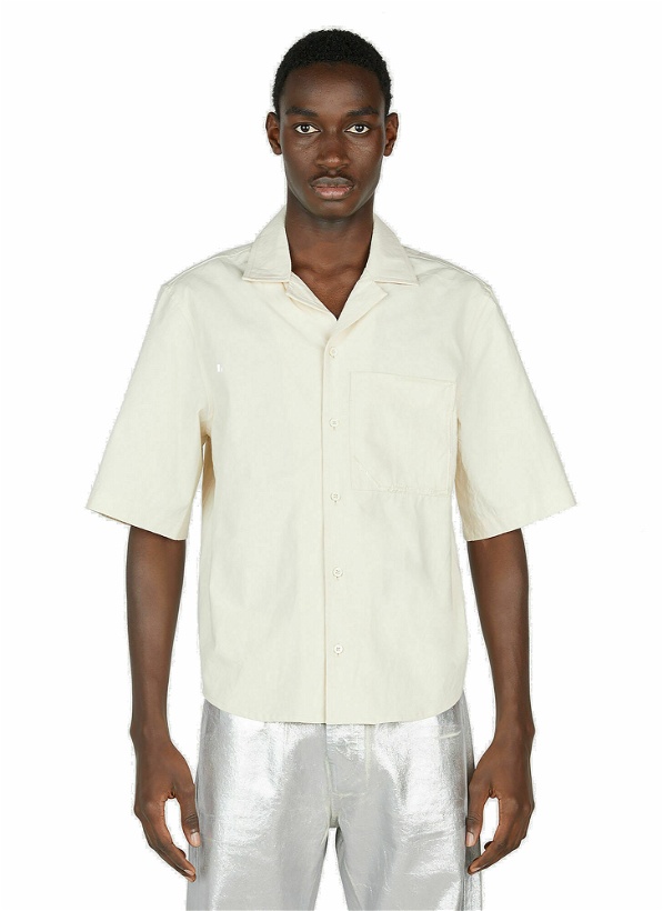 Photo: Jacquemus - La Chemise Cordao Shirt in Beige