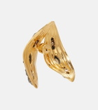 Balenciaga Bloom crystal-embellished earrings