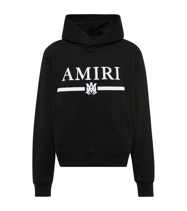Photo: Amiri - Amiri MA Bar logo cotton hoodie