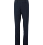 Kingsman - Slim-Fit Stretch-Cotton Moleskin Trousers - Navy