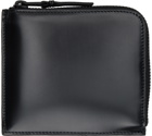 COMME des GARÇONS WALLETS Black Partial Zip Wallet