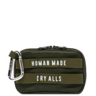 Human Made Men's Military Card Case in Olive Drab