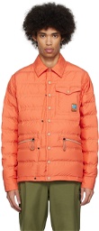 Moncler Grenoble Orange Packable Down Jacket