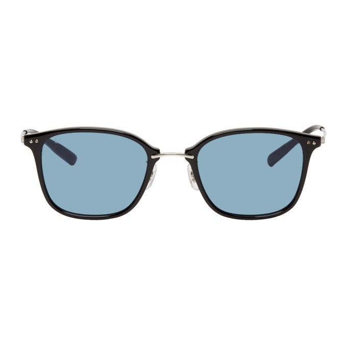 Photo: Eyevan 7285 Black and Blue Macdougal Sunglasses
