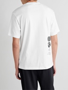 Y-3 - Printed Cotton-Jersey T-Shirt - White