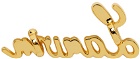 Lanvin Gold Logo Pin
