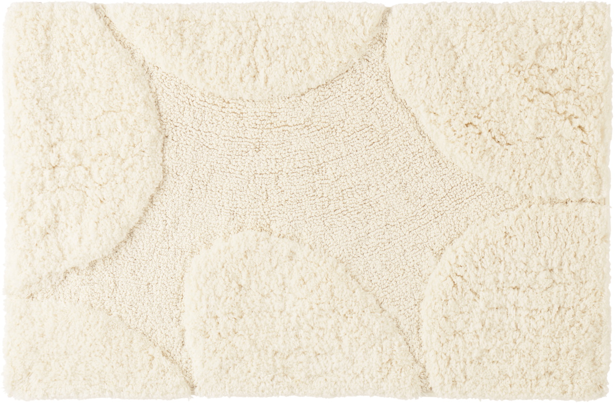 Mush Studios Off-White Pointe Bath Mat