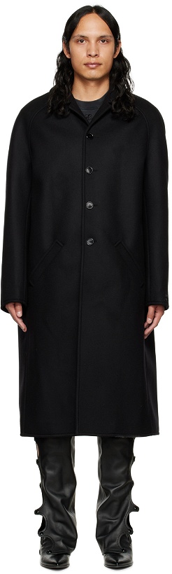 Photo: Courrèges Black Long Oversize Coat