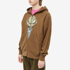 ICECREAM Men's Cone Zip Hoody in Brown