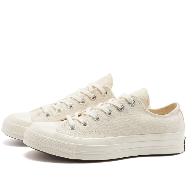 Photo: Converse Chuck Taylor 1970s Ox Sneakers in Natural/Black/Egret