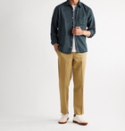 Save Khaki United - Standard Cotton-Flannel Shirt - Blue