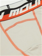 Aztech Mountain - Next To Skin Logo-Print Stretch-Jersey Ski Tights - Gray