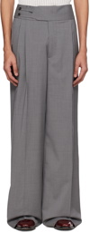 Winnie New York Gray Pinstriped Trousers