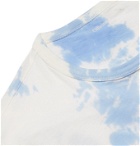 OFFICINE GÉNÉRALE - Slim-Fit Tie-Dyed Cotton-Jersey T-Shirt - Blue